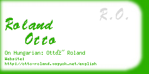 roland otto business card